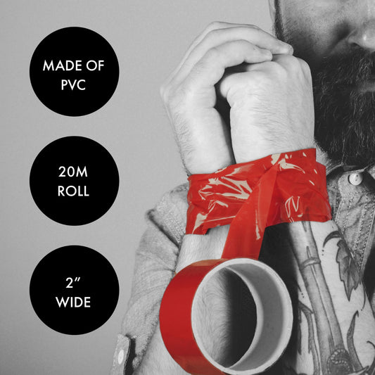 Prowler RED Bondage Tape Red 20m (8067841687791)
