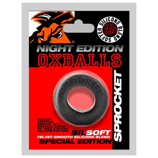 Oxballs Sprocket Comfort No-Roll Cock Ring Night