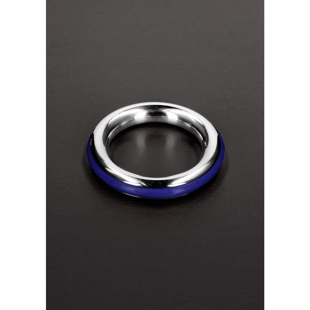 Shots Cazzo Tensions Stainless Steel Cock Ring Blue 50mm (8131775627503)
