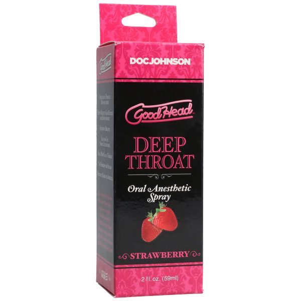 Goodhead Deep Throat Spray Sweet Strawberry 2oz