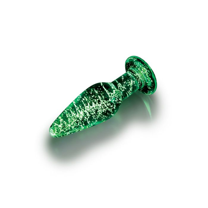 Whipsmart Glow in the Dark Glass Butt Plug
