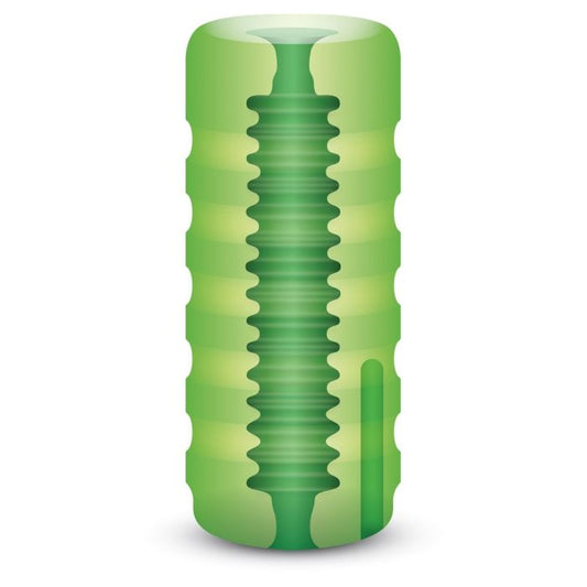 Zolo Original Squeezable Vibrating Stroker Green (8252860399855)