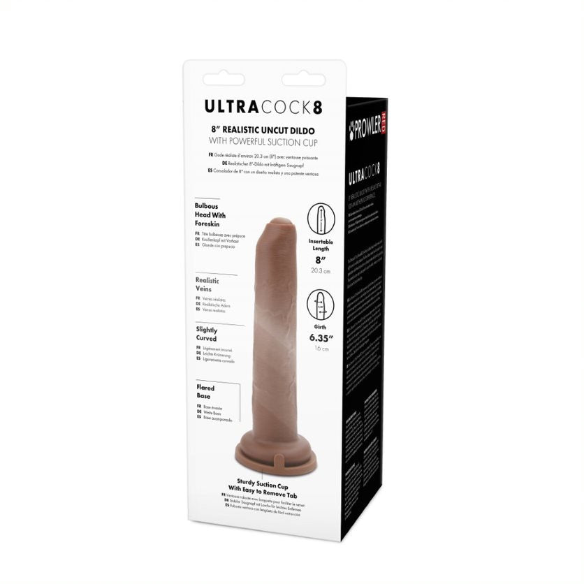 Prowler RED Uncut Ultra Cock 8" Caramel PRICE ME (7069664805028)