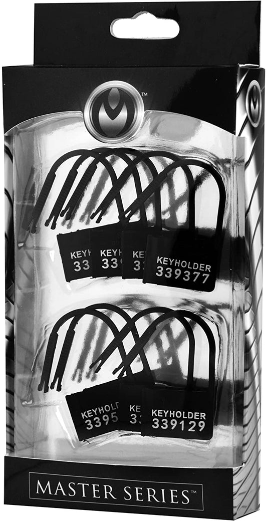 Keyholder Numbered Plastic Chastity Locks 10PK (7003420098724)