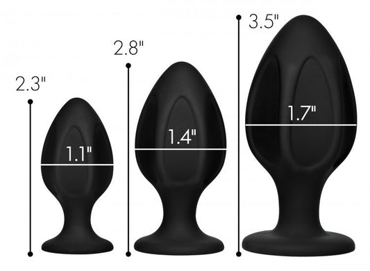 Triple Juicers Silicone Anal Trainer Set (6940315549860)