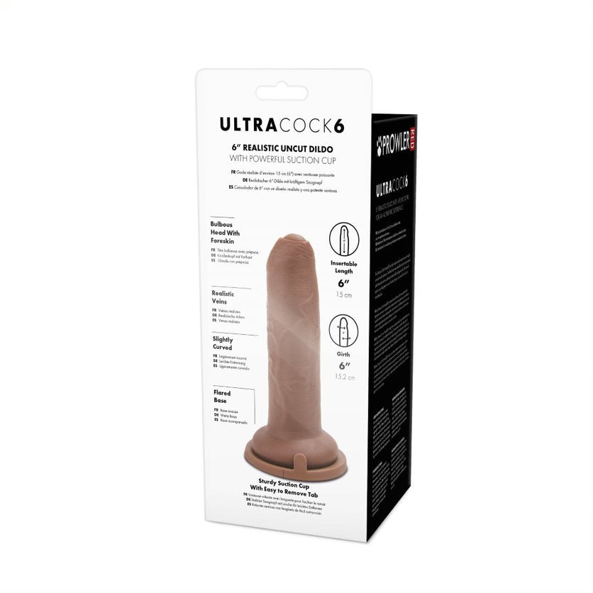 Prowler RED Uncut Ultra Cock 6" Caramel PRICE ME (7069649862820)