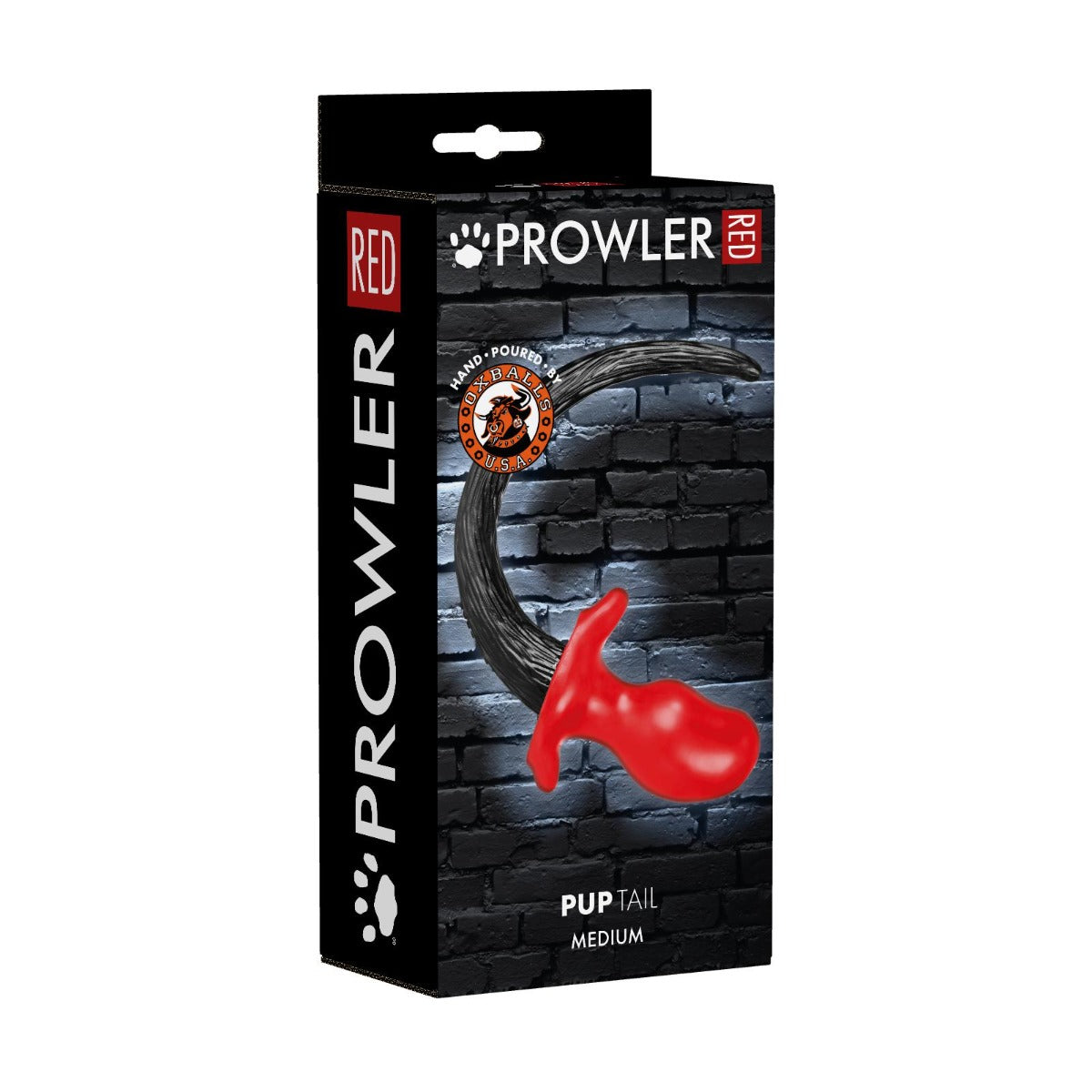 Prowler RED Puptail by Oxballs Medium (7020982730916)