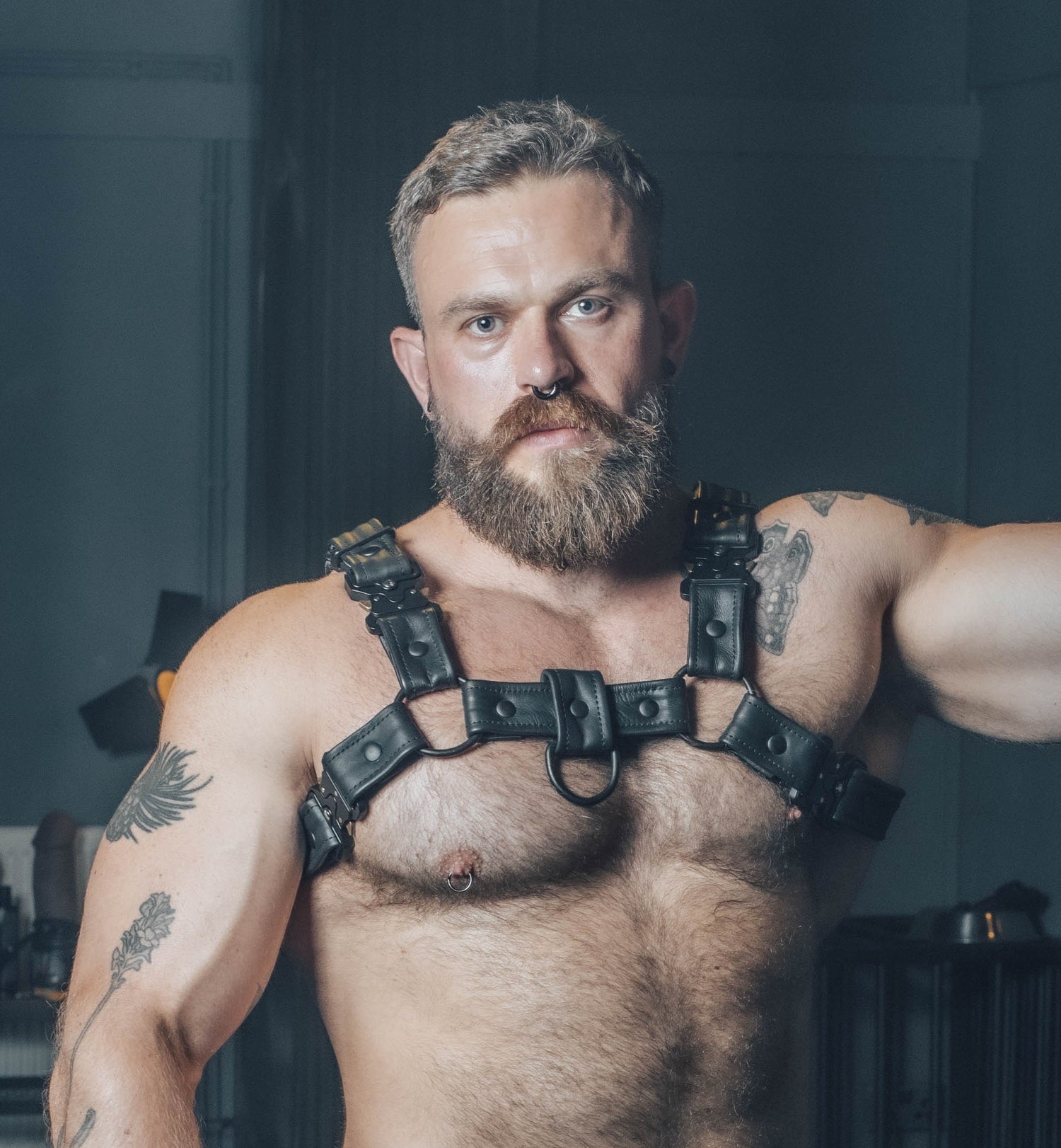 Men’s Leather Harnesses – Bold Fetish Leather Gear