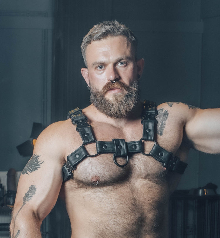 Men’s Leather Harnesses – Bold Fetish Leather Gear