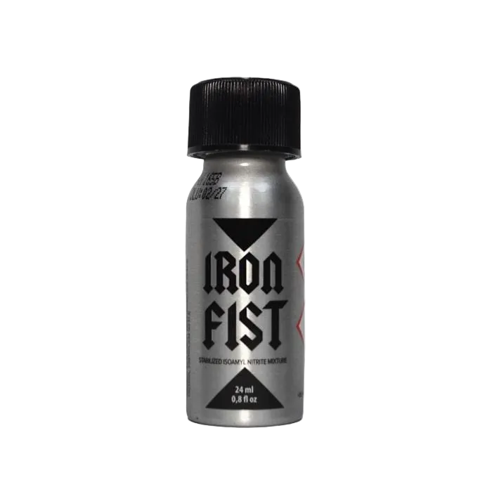 Iron Fist Isoamyl 24ml packaging and metal bottle