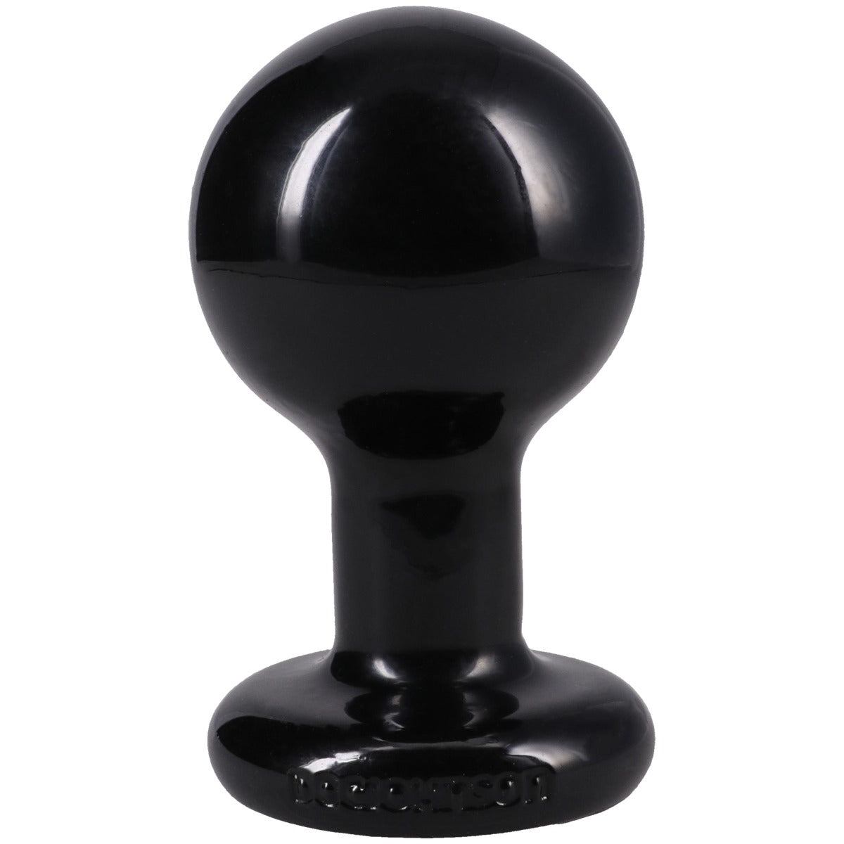 The Classic Round Butt Plug Medium Black