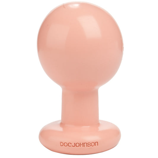 The Classic Round Butt Plug Large Vanilla