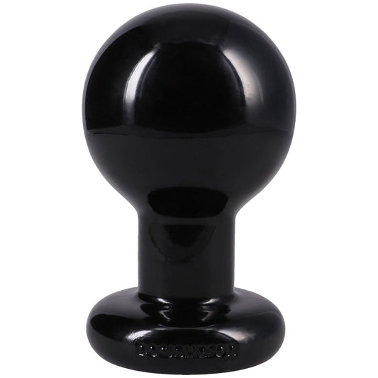 The Classic Round Butt Plug Large Black