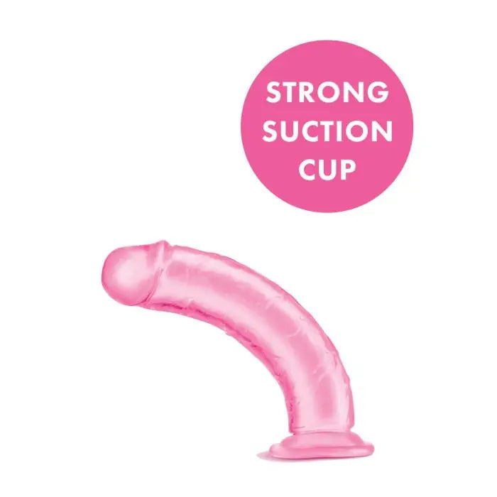 Me You Us Ultra Cock Jelly Dong Pink 6" featuring strong suction cup