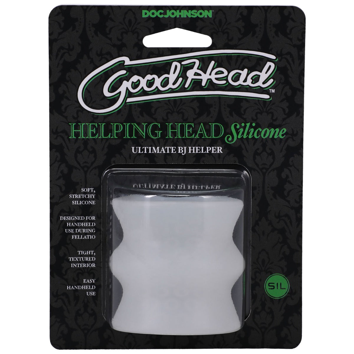 GoodHead Helping Head Silicone Stroker packaging