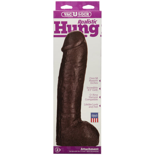Doc Johnson Realistic Hung Vac U Lock packaging front