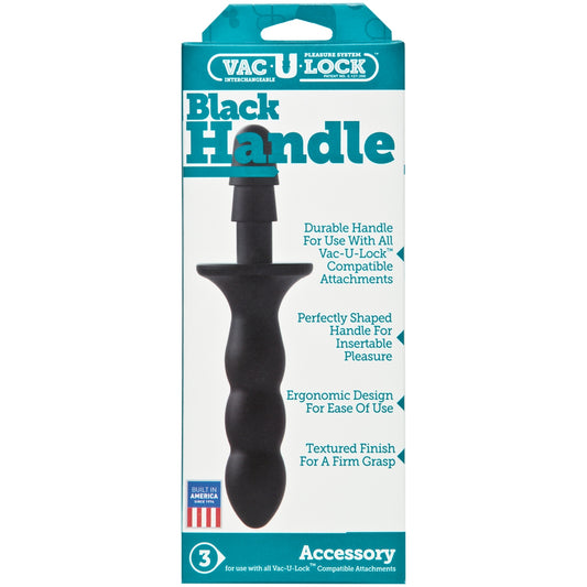 Doc Johnson Vac U Lock Handle Attachment Black packaging