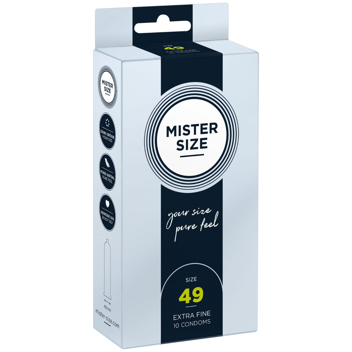Mister Size Pure Feel Condoms 49mm (8085938962671)