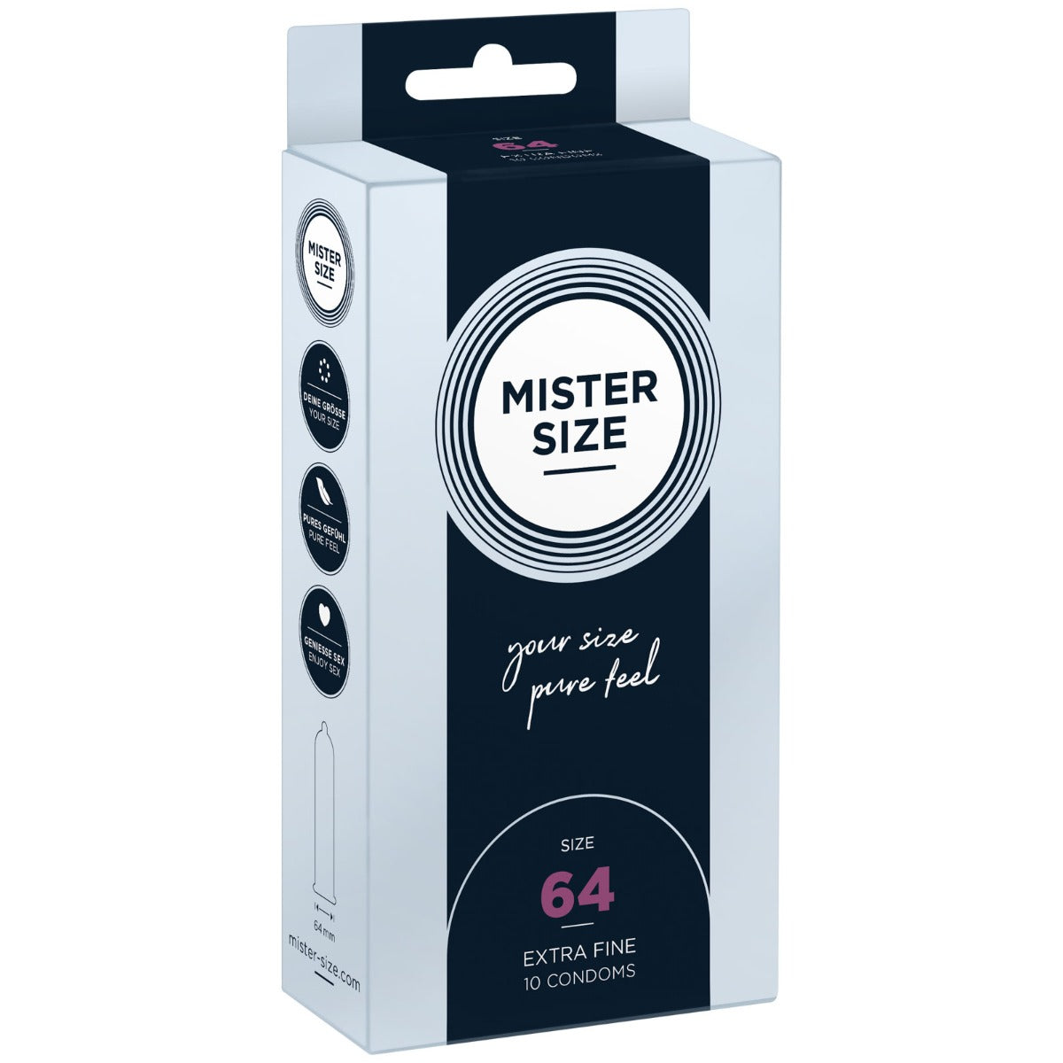 Mister Size Pure Feel Condoms 64mm (8085942239471)