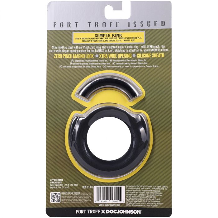 Fort Troff Zero Pinch Ring Weighted Cock Ring