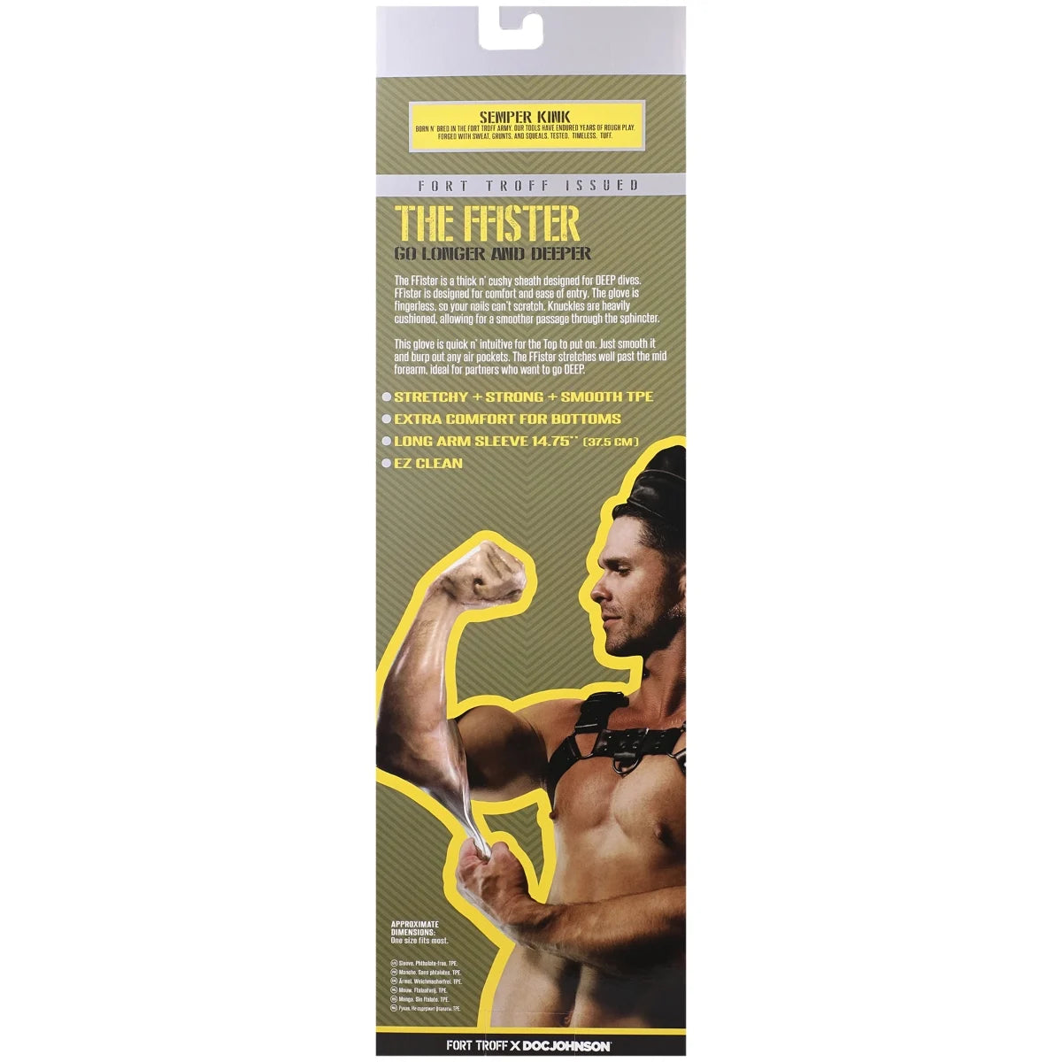 Fort Troff The Ffister Fisting Glove Clear