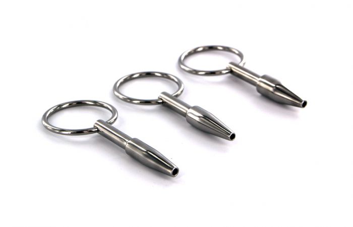 Kiotos Mini Fucker Penis Plug showing 3 different sizes