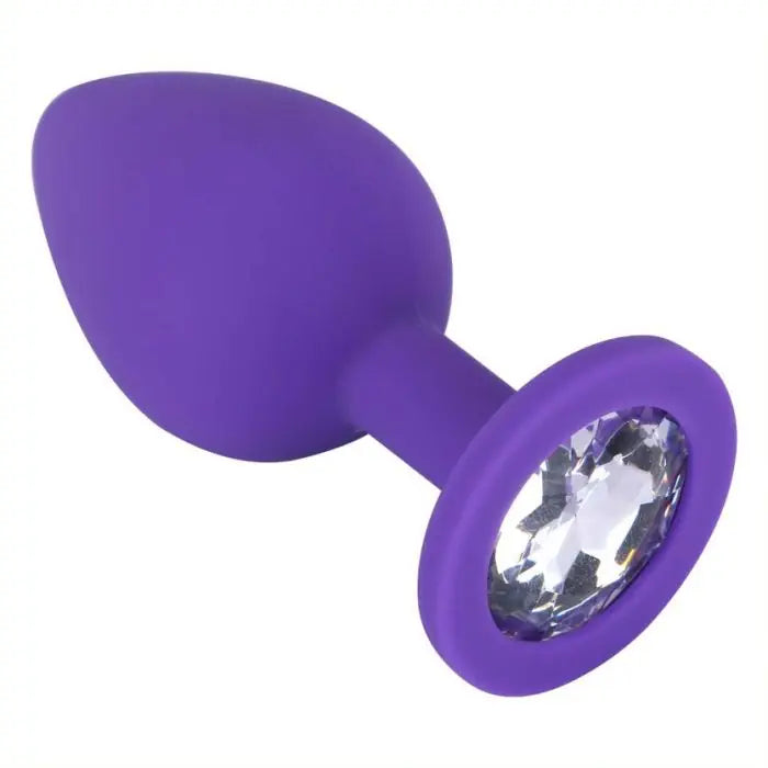 Me You Us Trio Of Jewels Jewelled Butt Plug Set Purple showing jewel in base