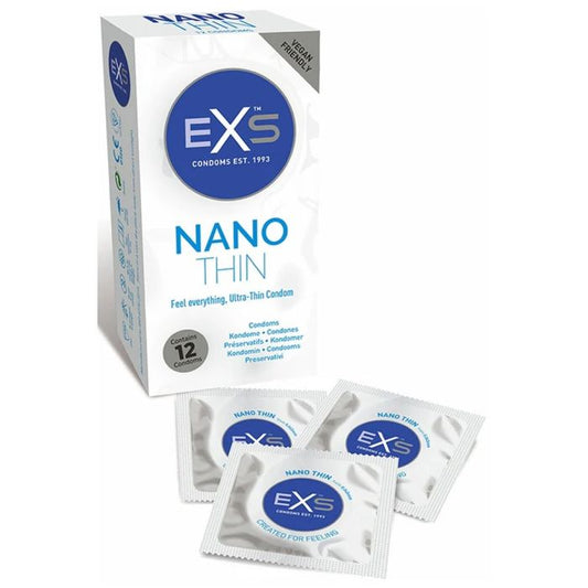 EXS Nano Thin Condoms 12pk (8085945843951)