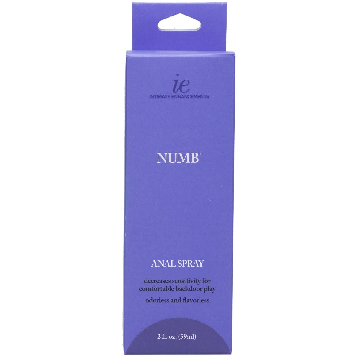 Intimate Enhancements Numb Anal Numbing Spray 2fl oz packaging front