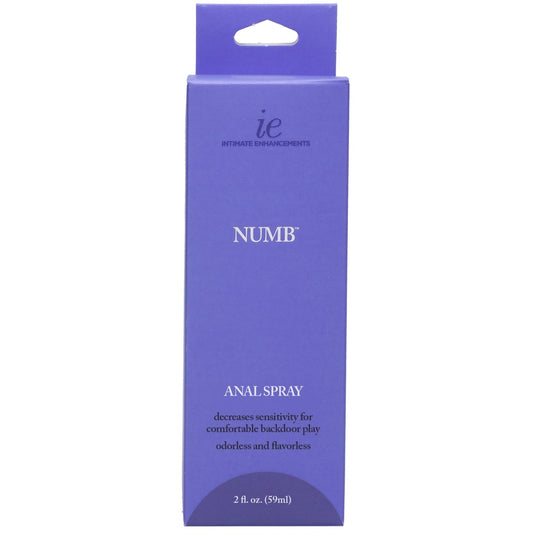 Intimate Enhancements Numb Anal Numbing Spray 2fl oz packaging front
