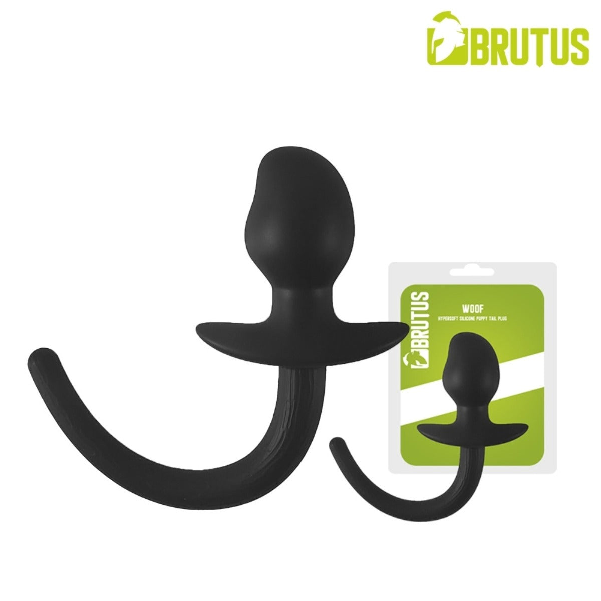 BRUTUS BRUTUS WOOF HyperSoft Silicone Puppy Tail Plug in 0