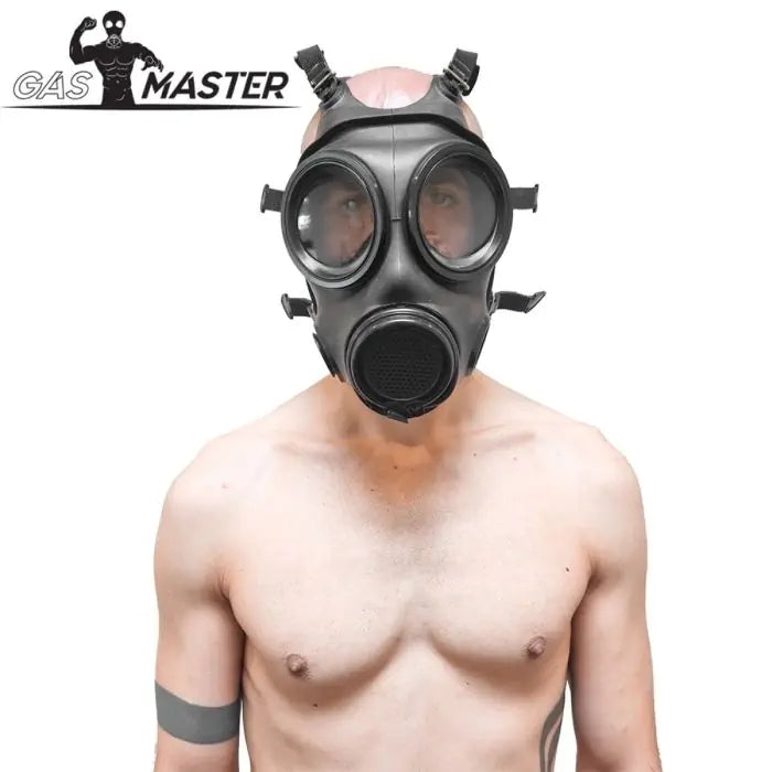 Gasmaster S10.2 Gas Mask front view on model