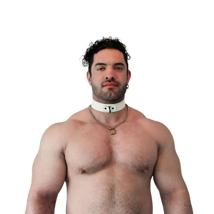 Brutus Vegan Puppy Collar White