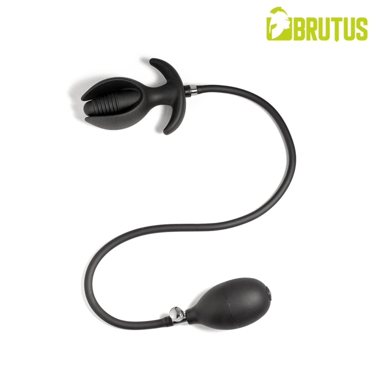 BRUTUS Inflatable G-Spot Plug with Magnetic Inflator reverse view