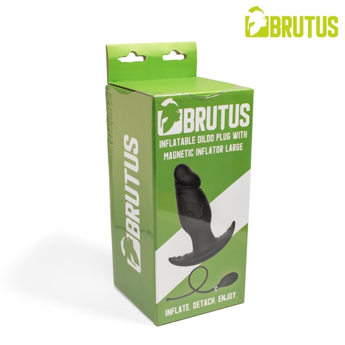 BRUTUS BRUTUS Inflatable Dildo Plug With Magnetic Inflator L packaging
