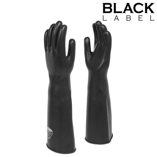 Black Label Black Label Thick Industrial Rubber Gloves Size 9 in 0