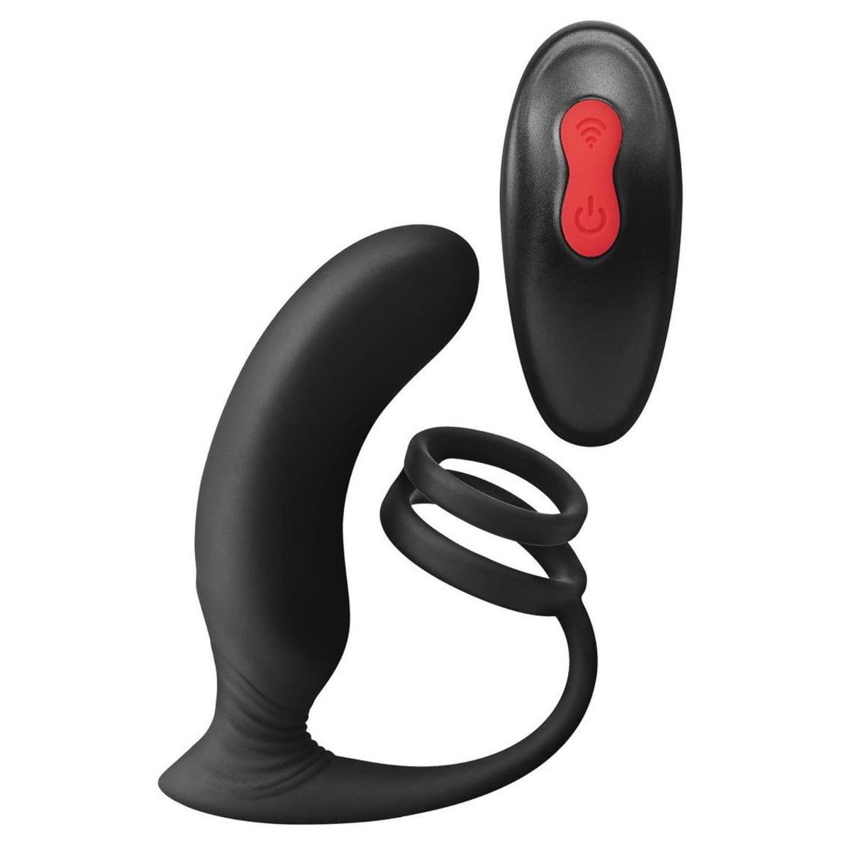 Envy Thumbs Up Remote Control Vibrating Prostate Massager with Cock Ring