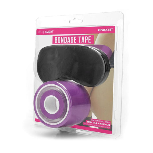 Whipsmart Bondage Tape with Eye Mask Purple 100ft