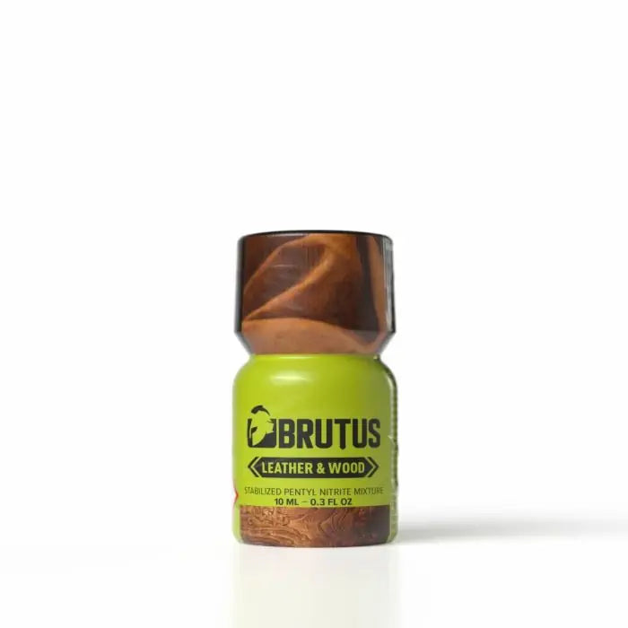 Brutus Leather and Wood 10ml bottle pentyl formula