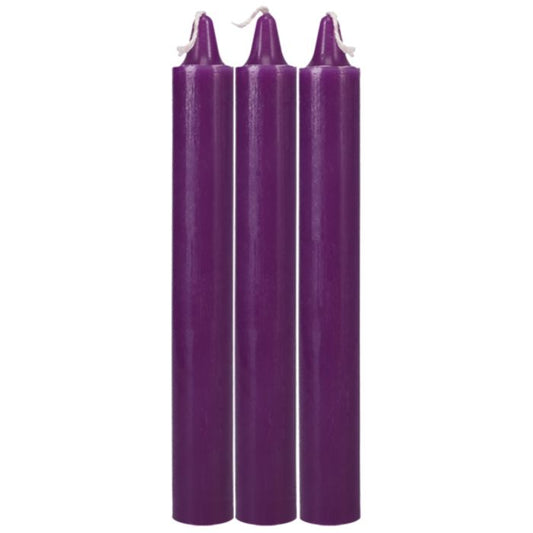 Doc Johnson Japanese Drip Candles 3 Pack Purple (8106653221103)