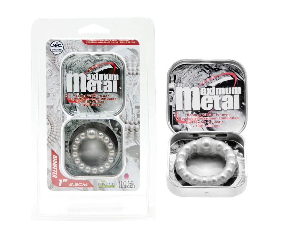 Nanma 'Maximum Metal' 100% Silicone Cock Ring