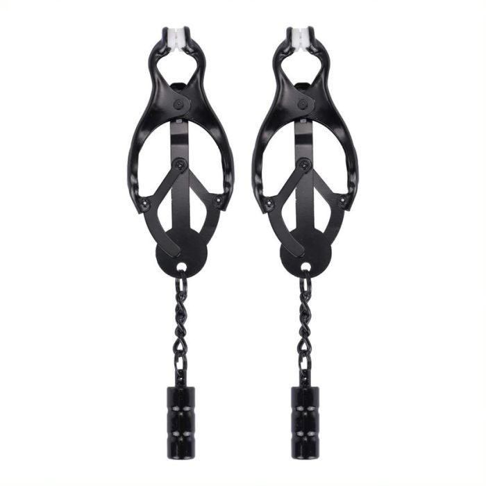 Clover Nipple Clamps Black (8084275593455)