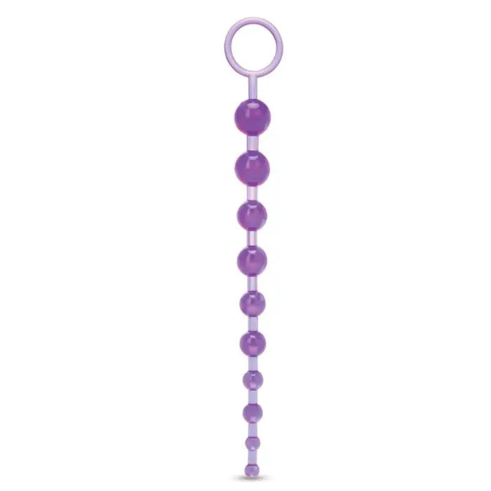 Me You Us Dragonz Tail Anal Beads Violet length view
