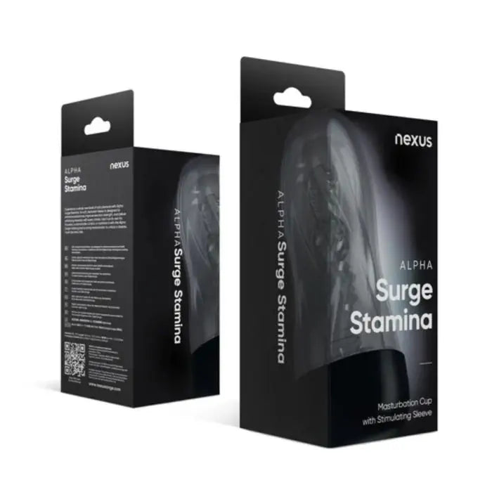 Nexus Alpha Surge Sleeve Masturbator packaging
