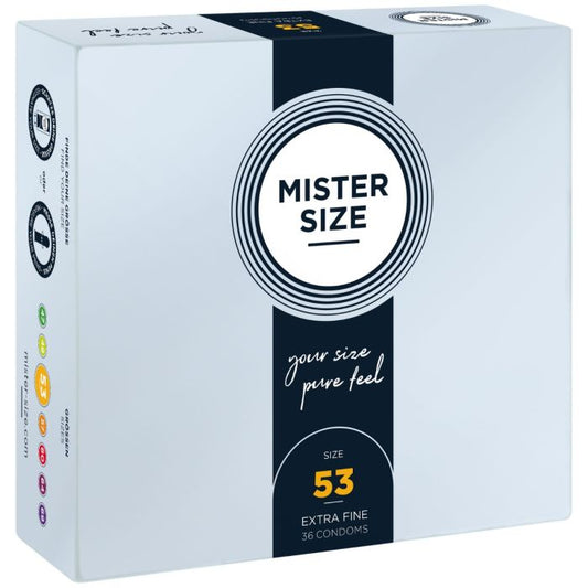 Mister Size Pure Feel Condoms 53mm (8085940568303)