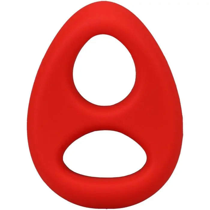 Rock Solid The Code Silicone Cock Ring & Bandana Red ring only