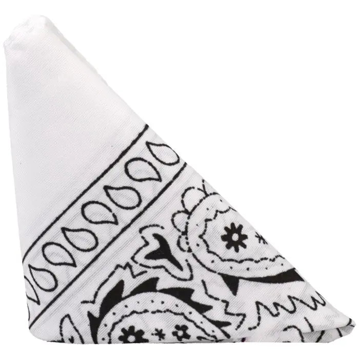 Rock Solid The Code Silicone Cock Ring & Bandana White bandana only