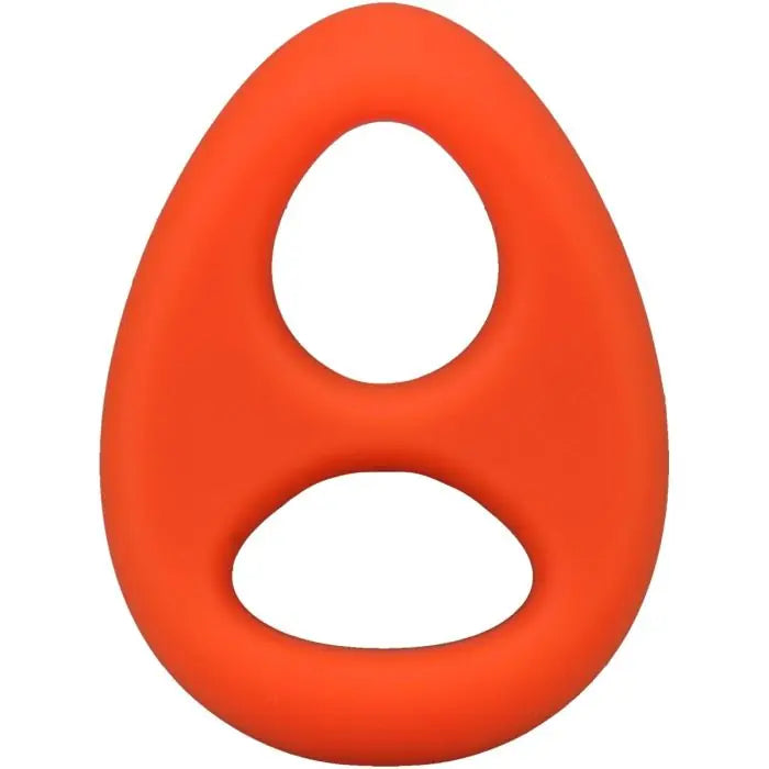 Rock Solid The Code Silicone Cock Ring & Bandana Orange ring