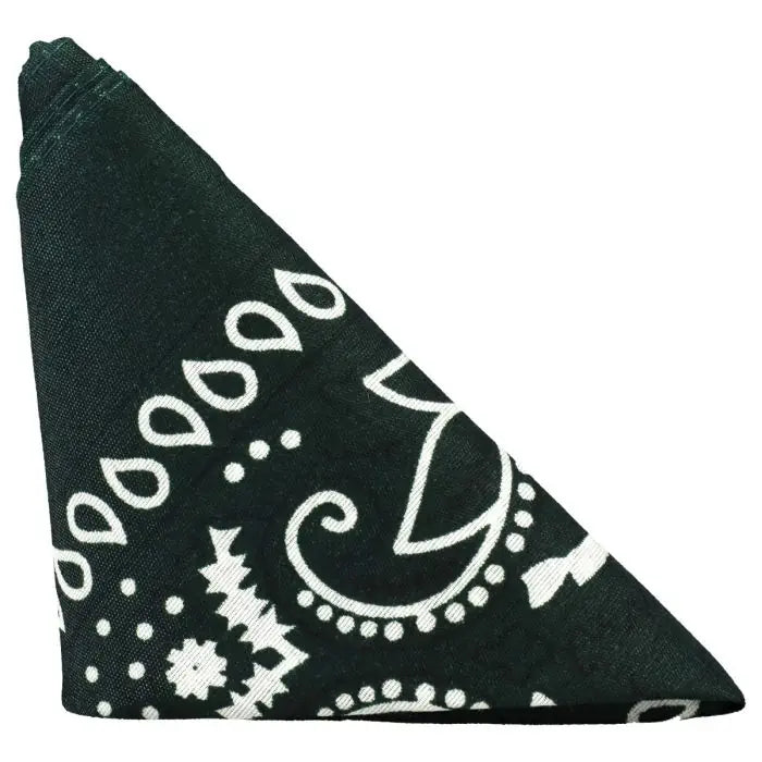 Rock Solid The Code Silicone Cock Ring & Bandana Hunter Green bandana only
