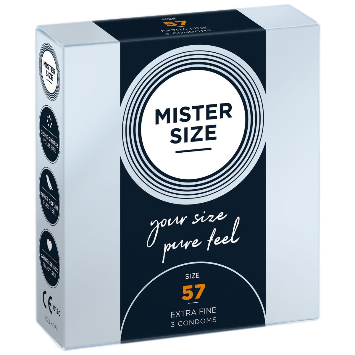 Mister Size Pure Feel Condoms 57mm (8085940895983)
